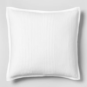 West Elm Cotton Cloud Jersey Shams Euro White